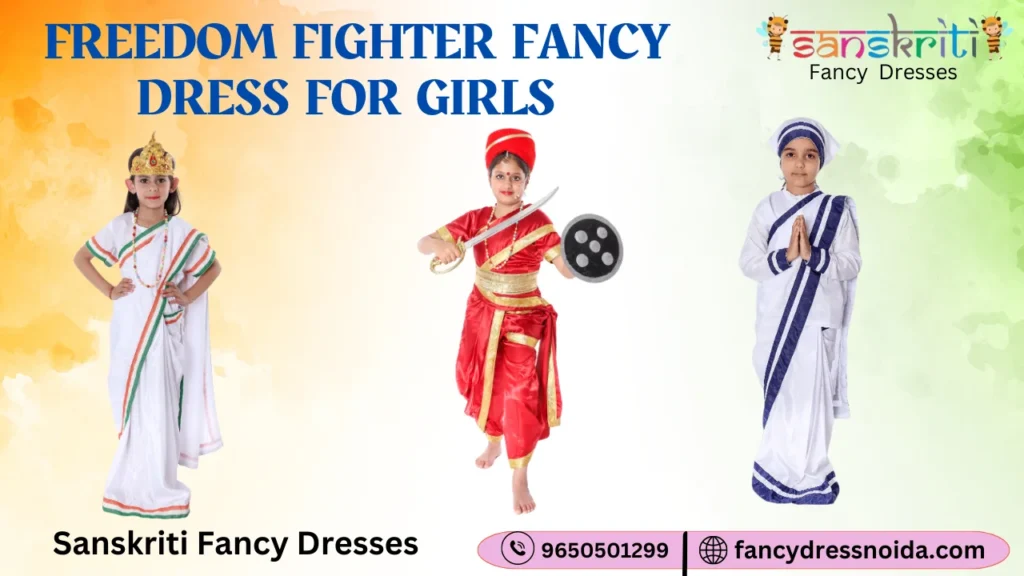 Freedom Fighter Fancy Dress for Girls